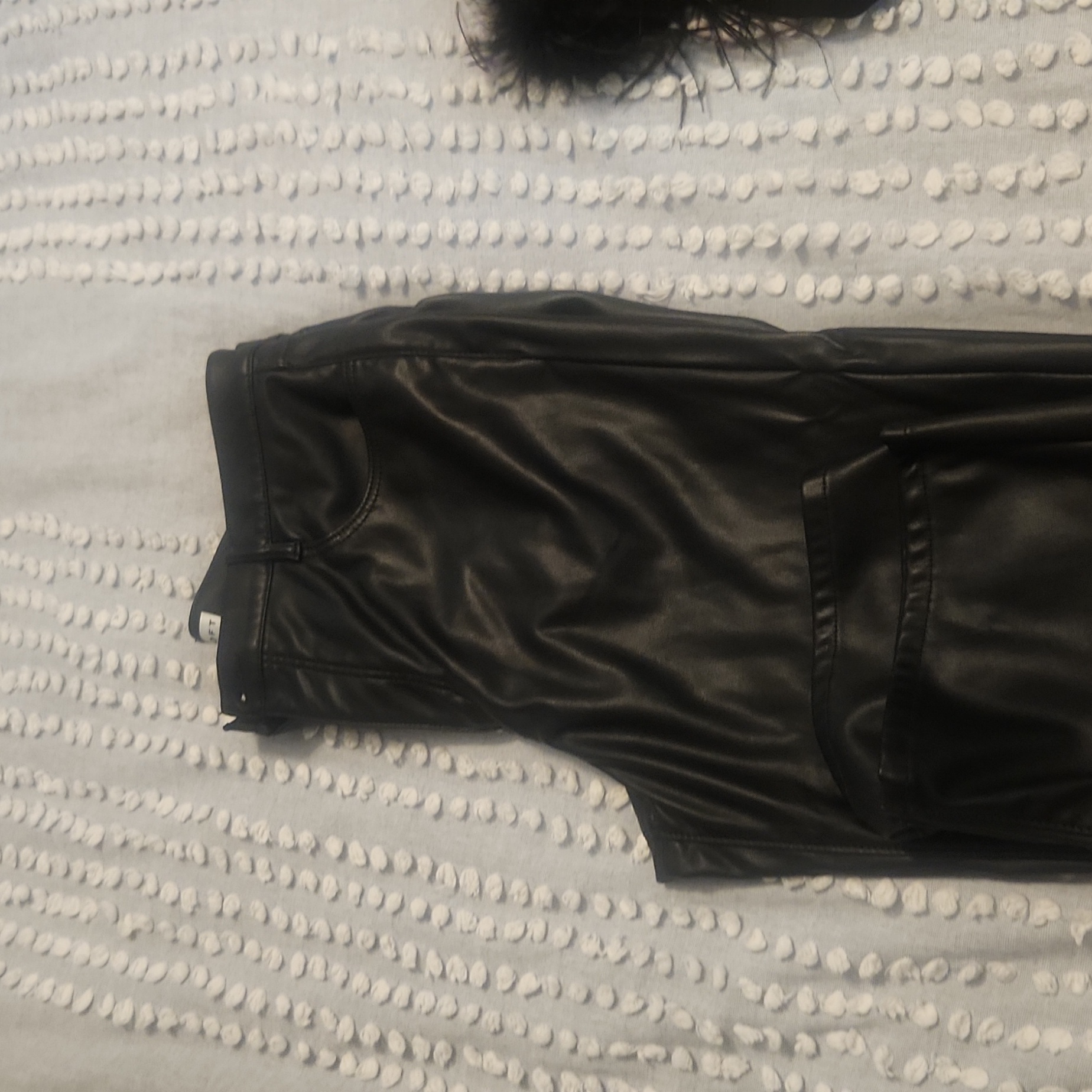Loft Faux Leather Pants 5 Pockets